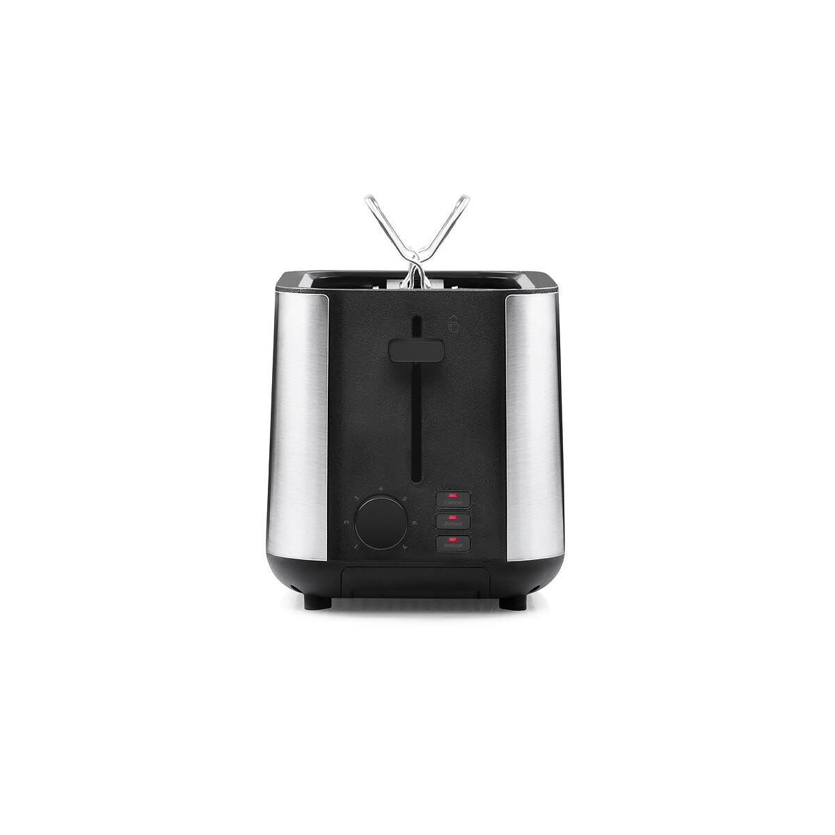 Torradeira Preta Inox 980W 961FL, FLAMA inox, FLAMA