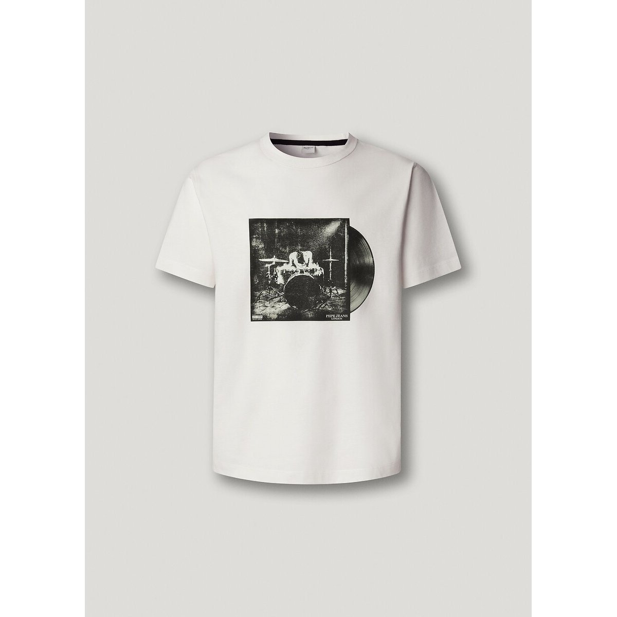 T-shirt a maniche corte SAWYER bianco, PEPE JEANS