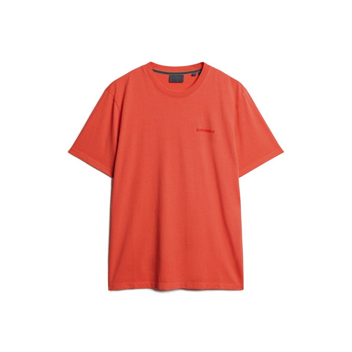 T-shirt ample surteint à logo corail chaud, SUPERDRY