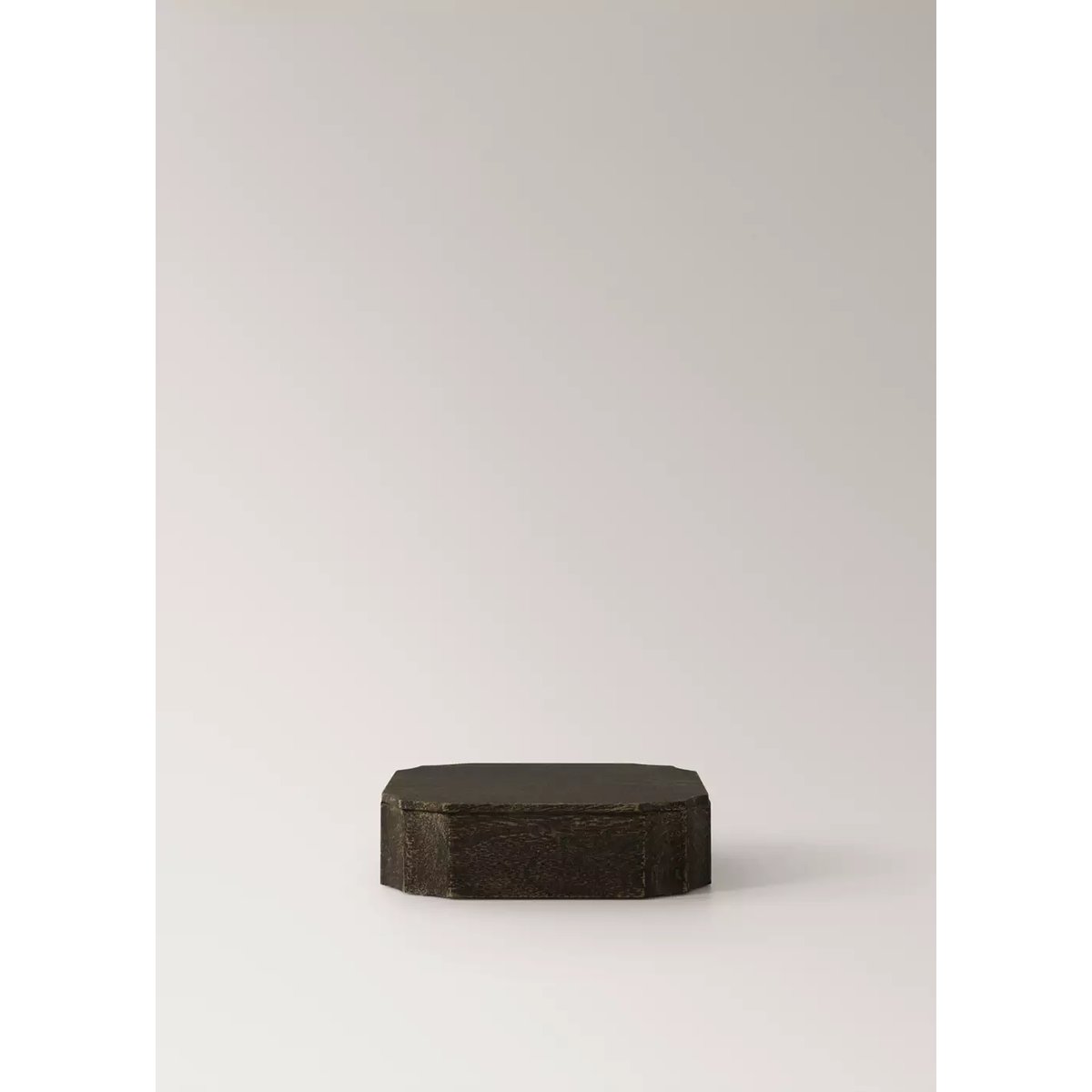 Petite boîte carrée en bois marron, MANGO HOME