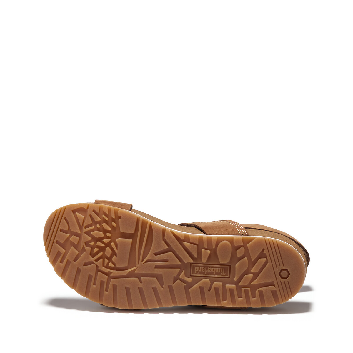 Sandali con zeppa pelle Malibu 2 band marrone, TIMBERLAND