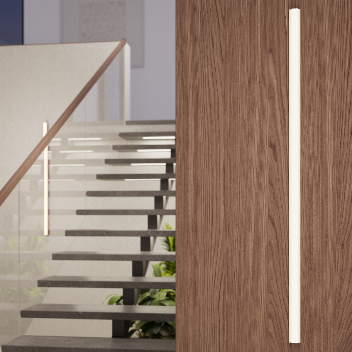 Applique murale Aluminium Ocre Rouge LED 1 Lagom ocre rouge, EDEN