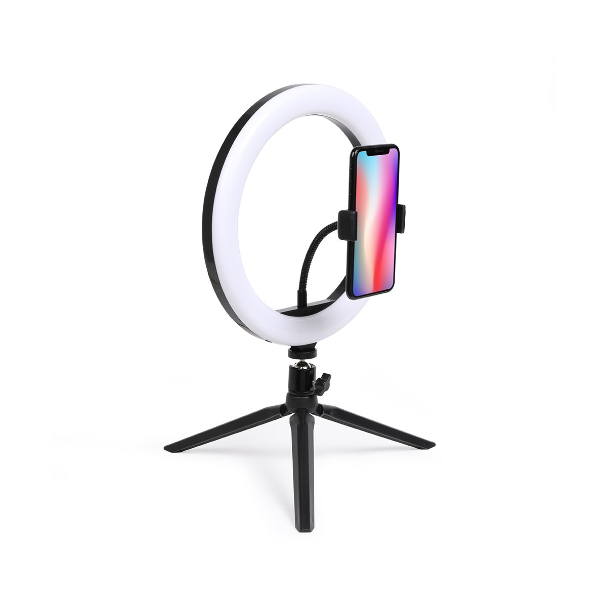Ring light avec trépied noir, LIVOO