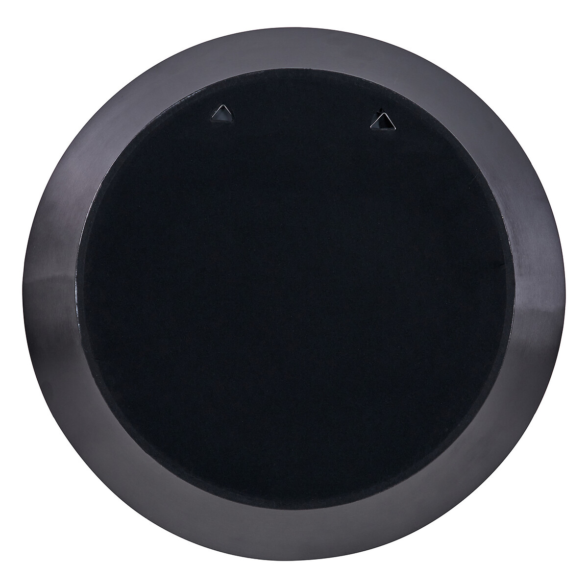 60cm Round Metal Angled Frame Mirror in Graphite graphite, ÉDITÉ