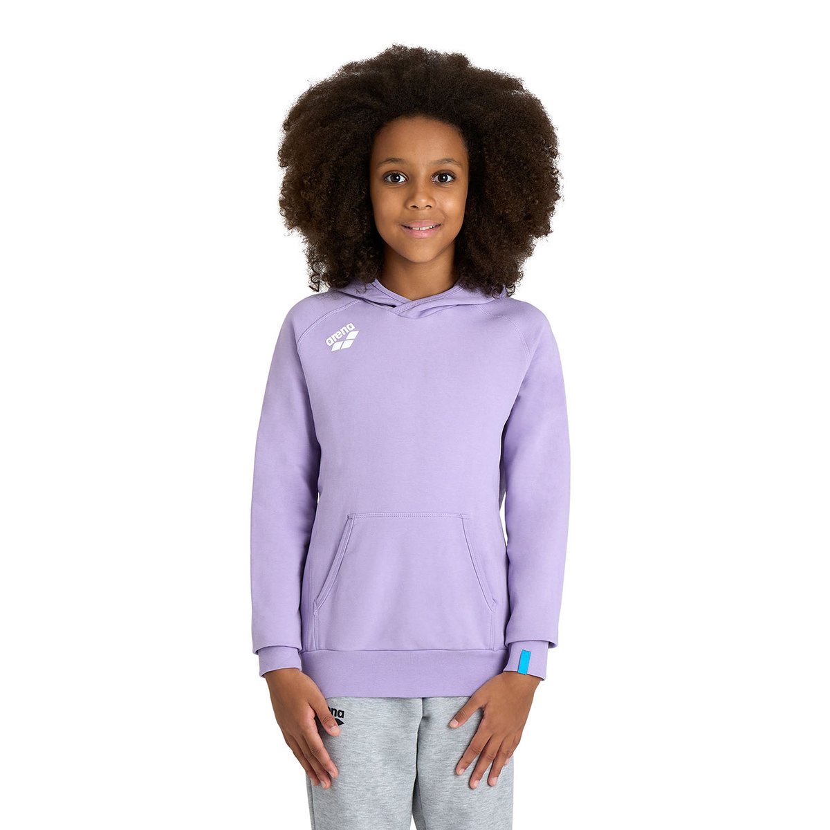Sweat-shirt à capuche Team Junior Panel lavanda, ARENA
