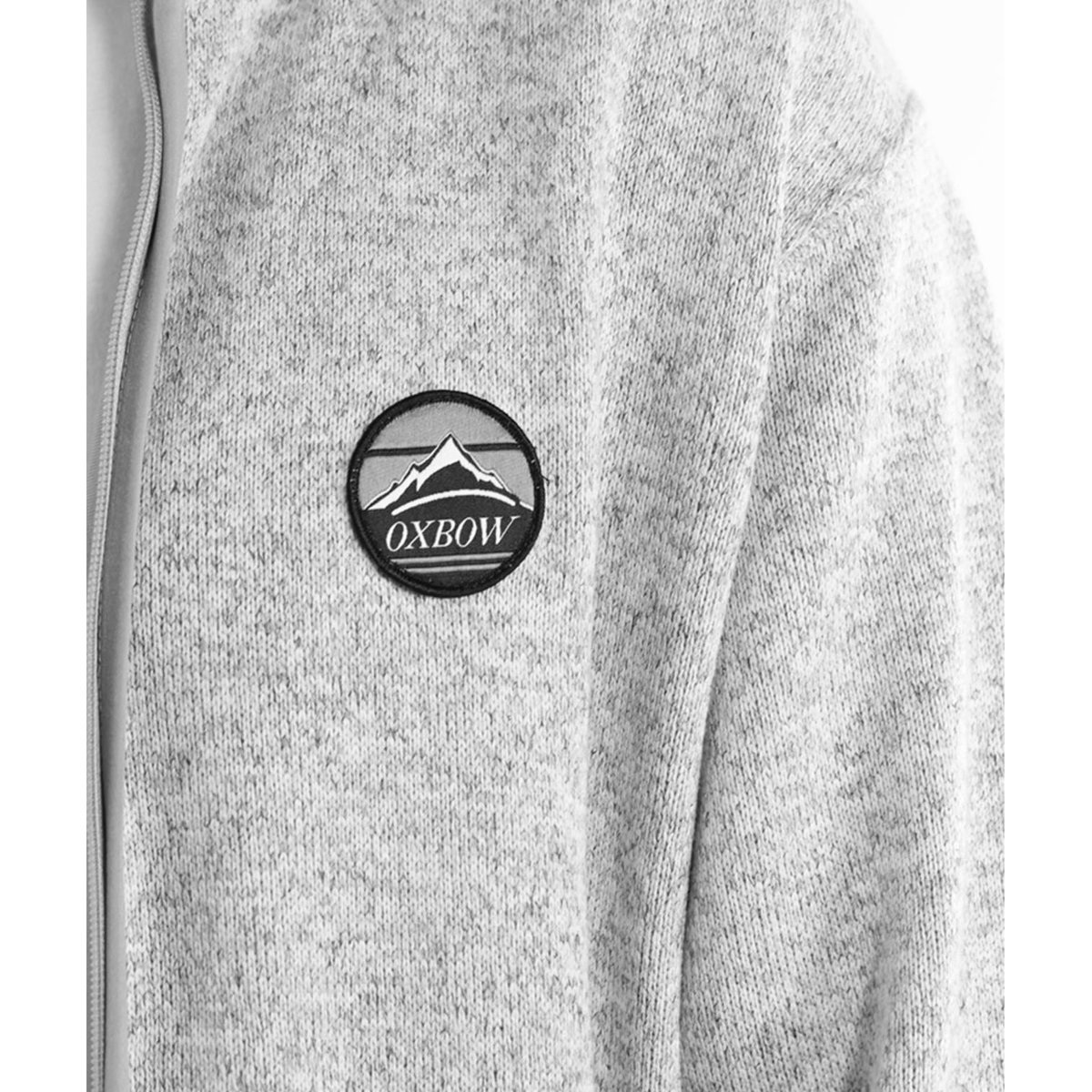 Polaire demi-zip ESCAPE gris chine, OXBOW