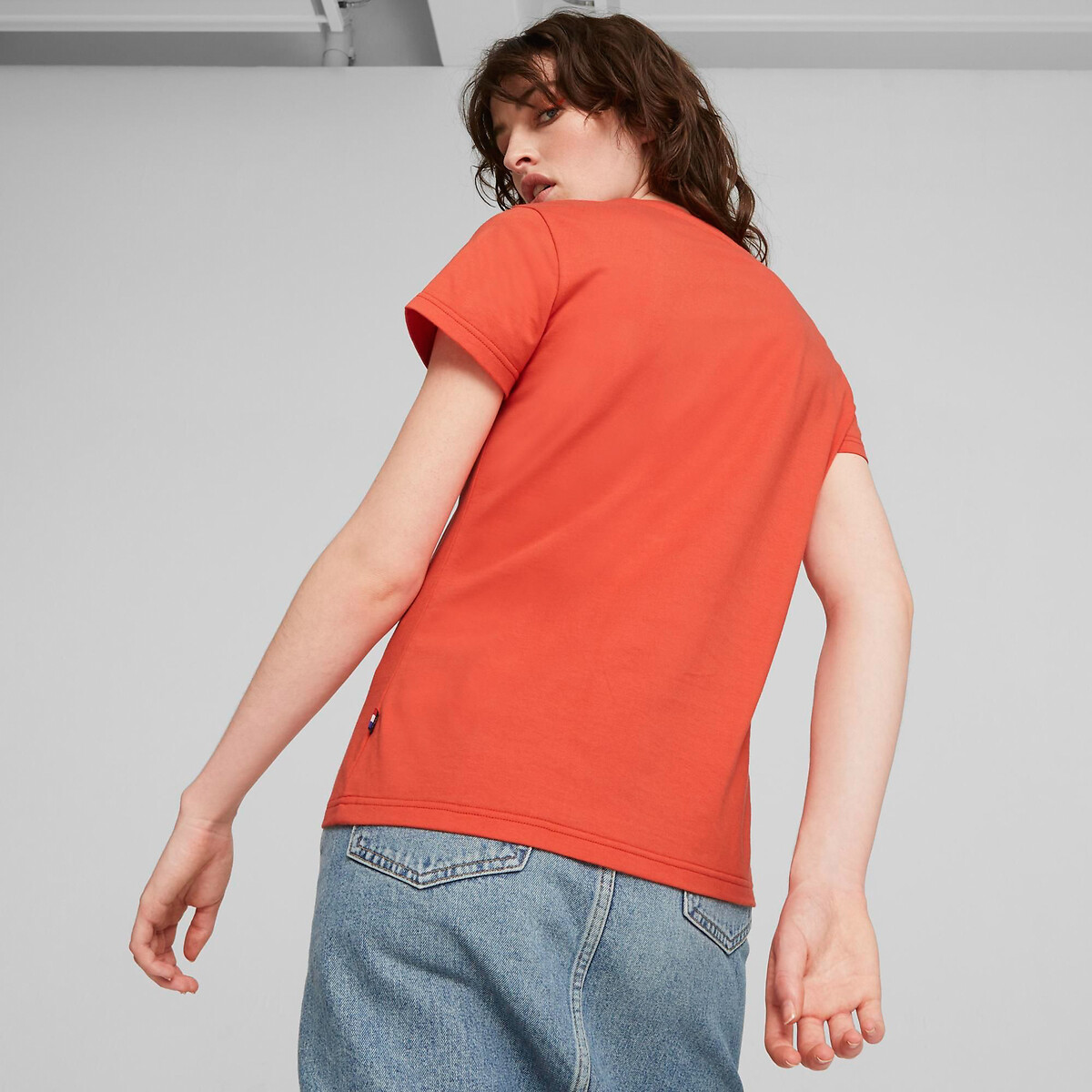 T-shirt Made In France logo brodé brique, PUMA