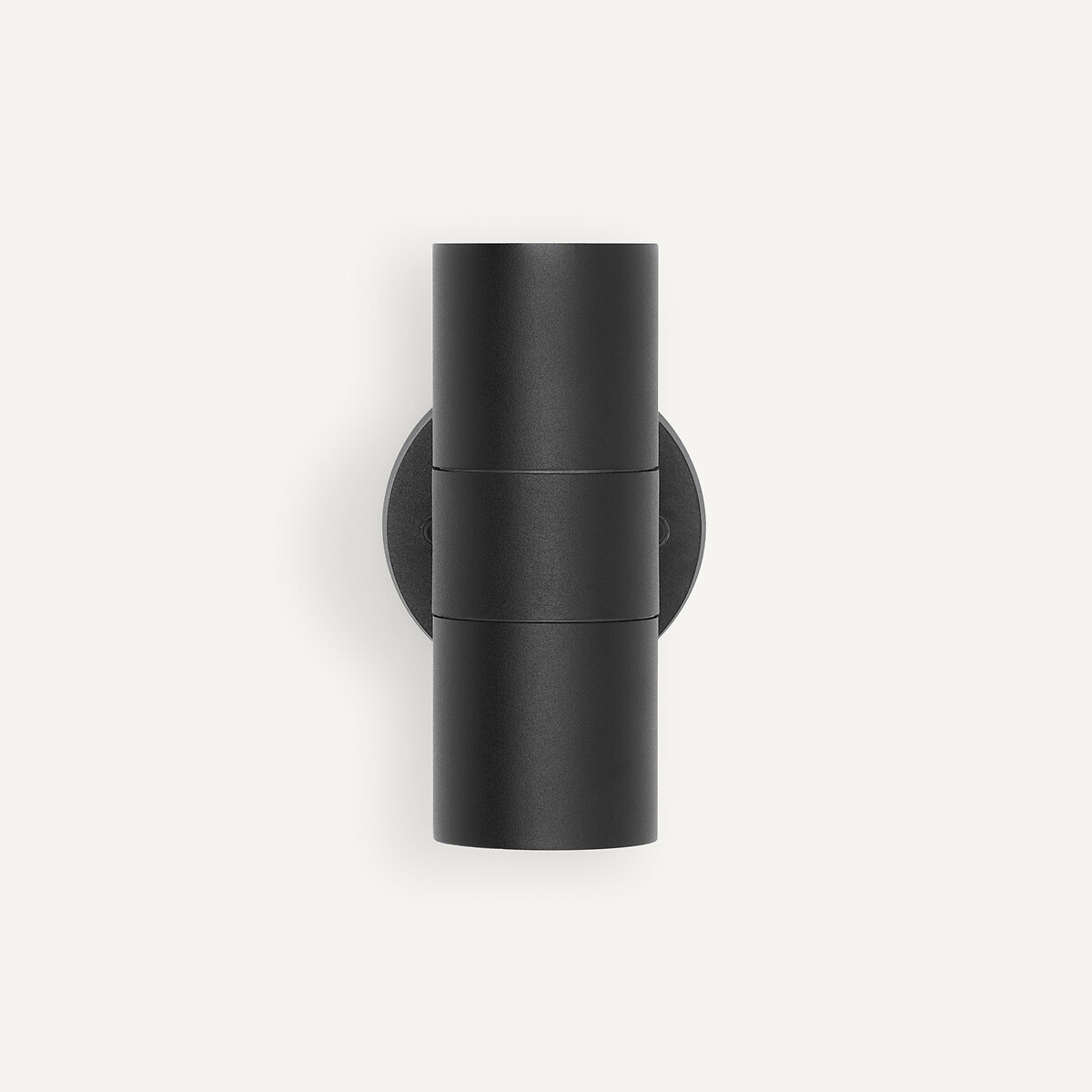 Aplique tubo exterior, iluminación arriba/abajo, Sèta negro, AM.PM