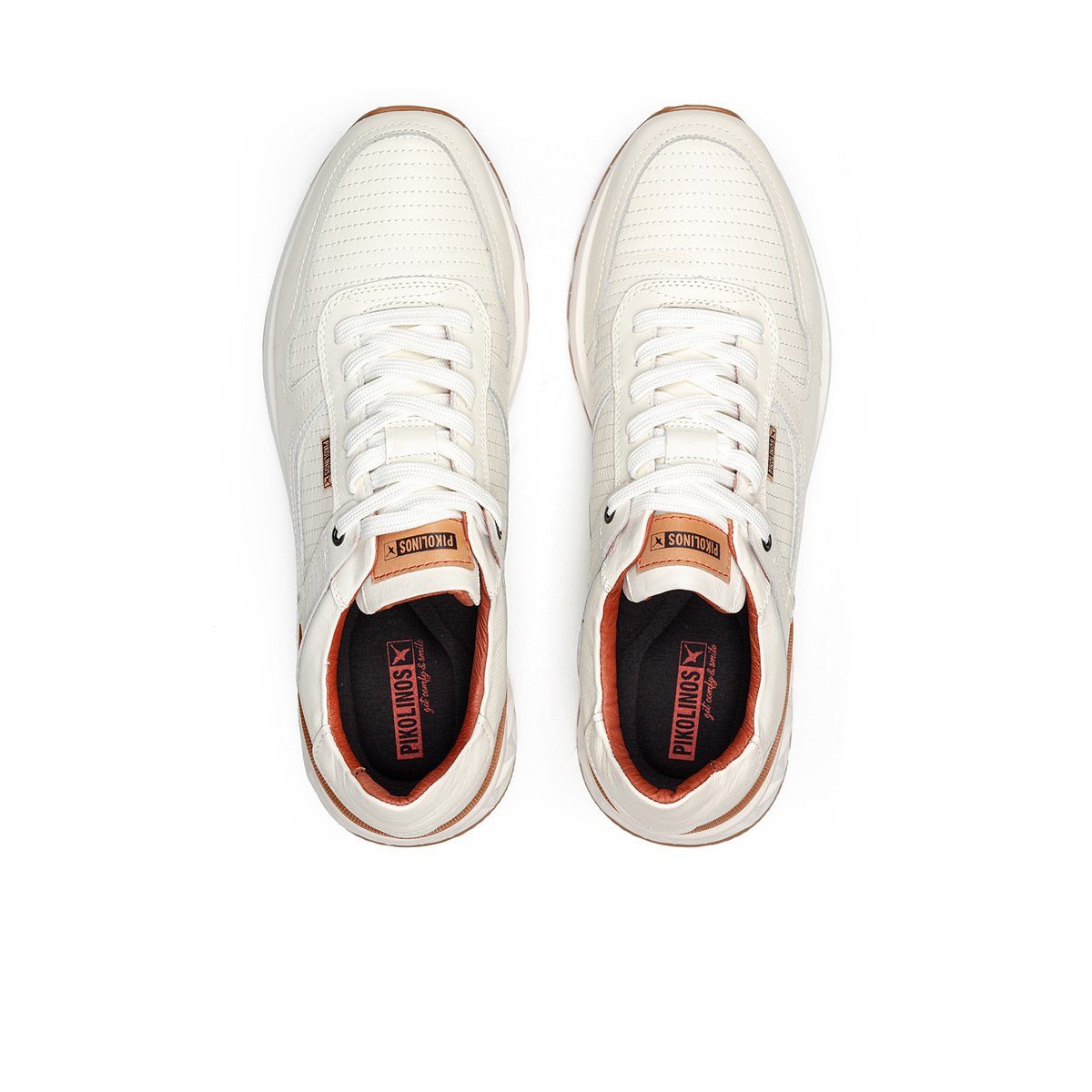 Baskets cuir Aranda off white, PIKOLINOS