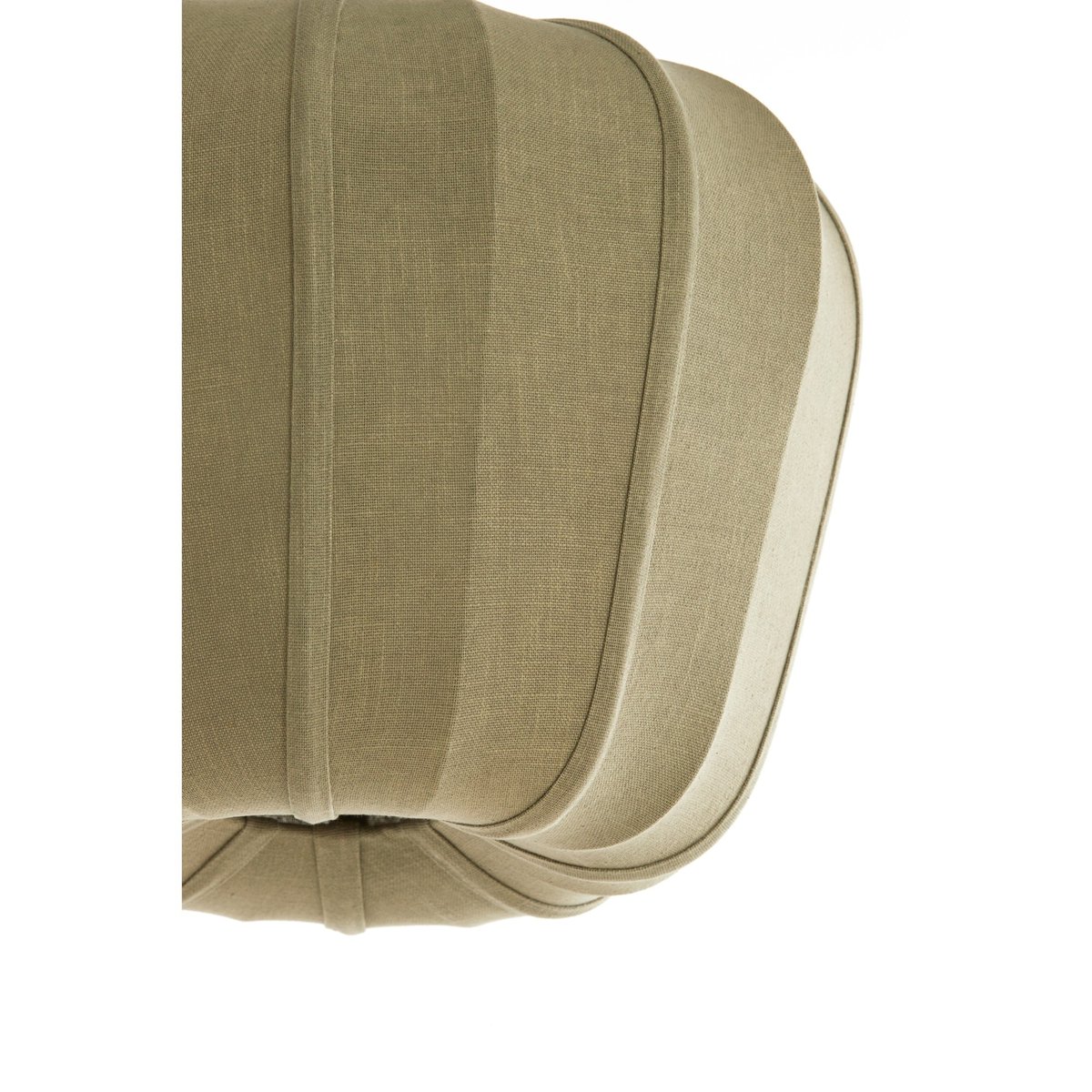 Lampe Suspendue Textiles ZUBEDO vert olive, LIGHT & LIVING 