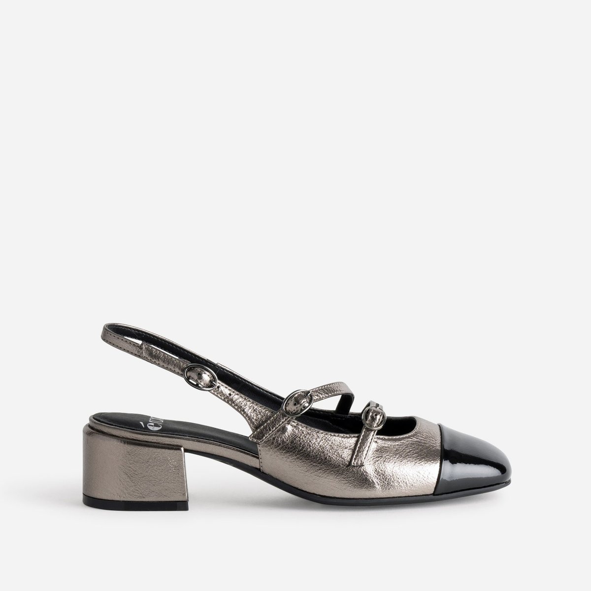 Escarpin APOLLINE argent, ERAM