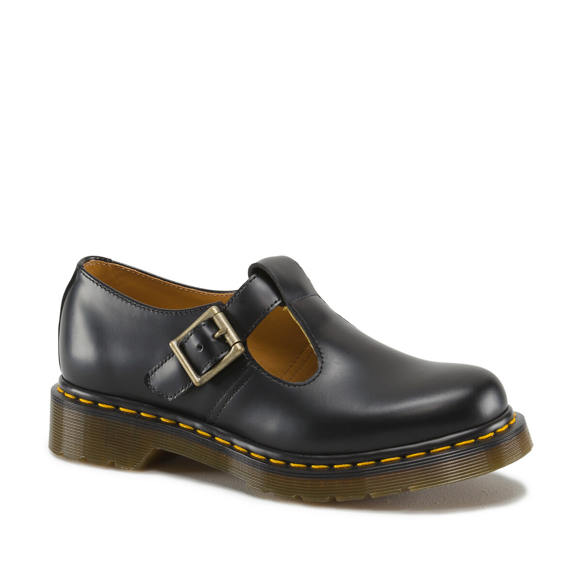 Babies Polley en cuir Smooth noir, DR. MARTENS