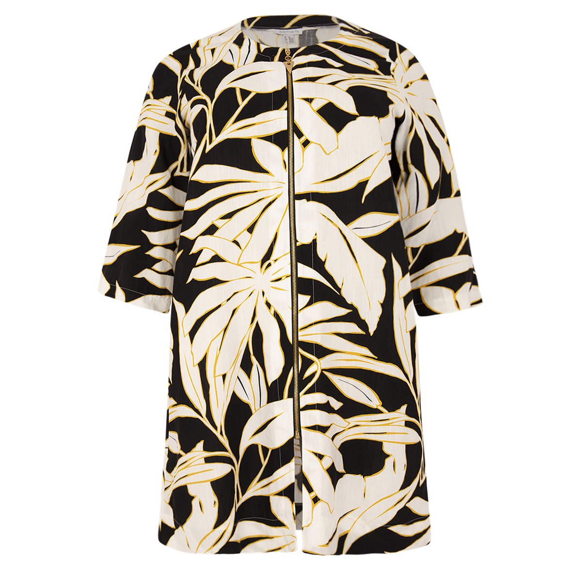 Jacket avec fermeture éclair noir, YOEK