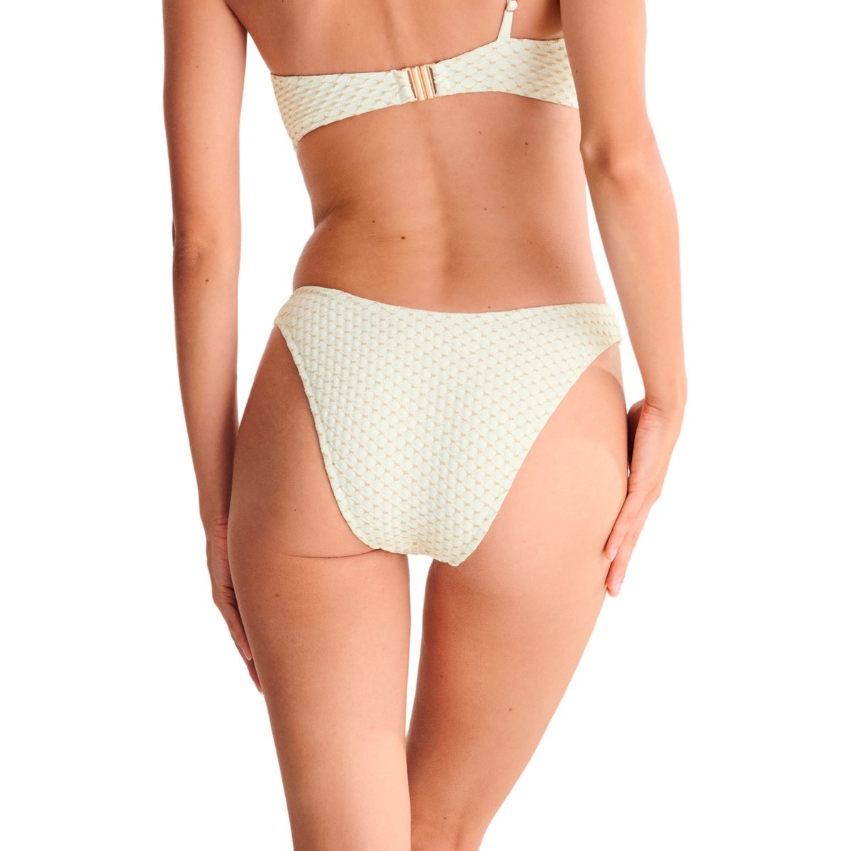 Bas maillot slip de bain échancré EGYPT ivoire, LISCA
