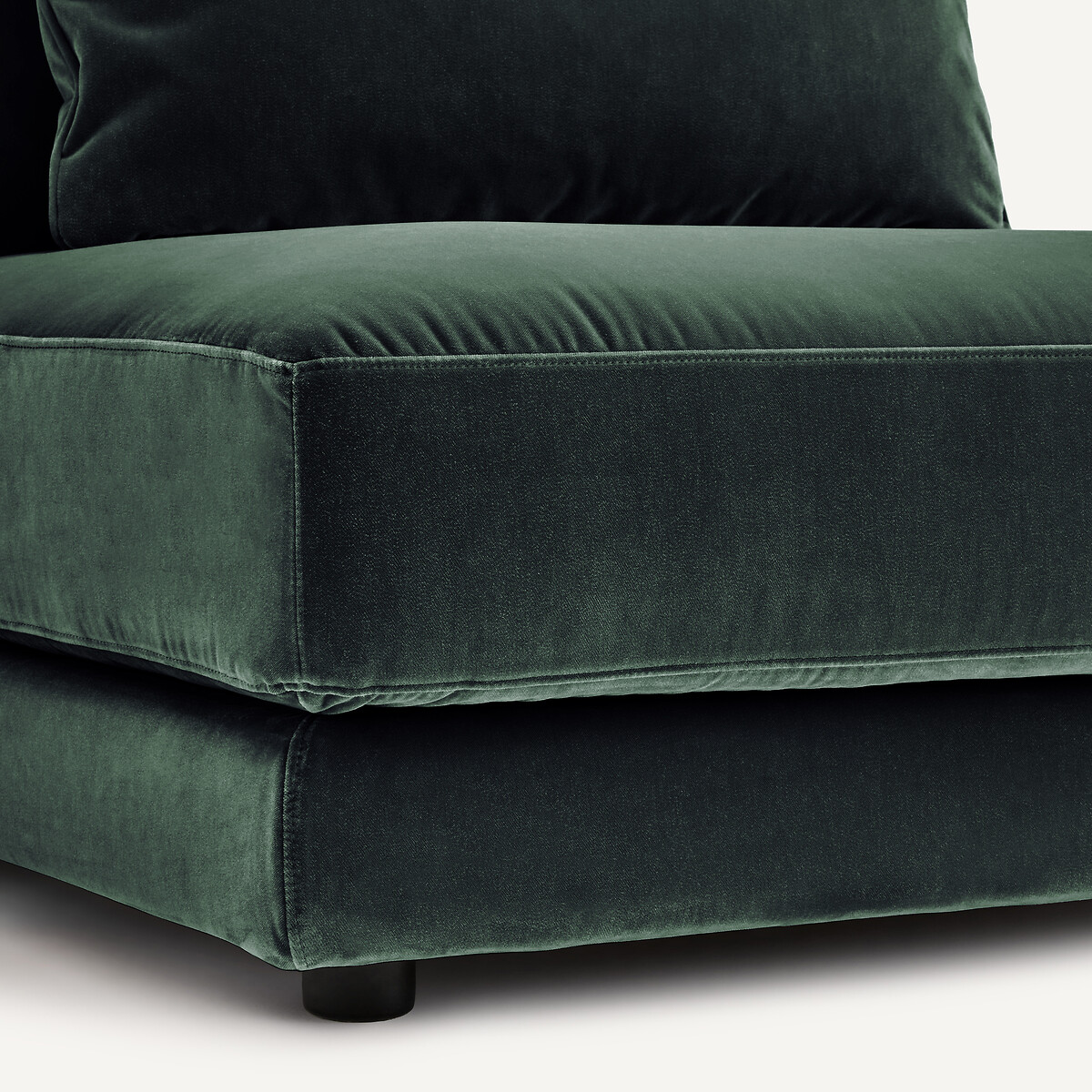 Sillón modular de terciopelo, TIBERIO verde zar, AM.PM