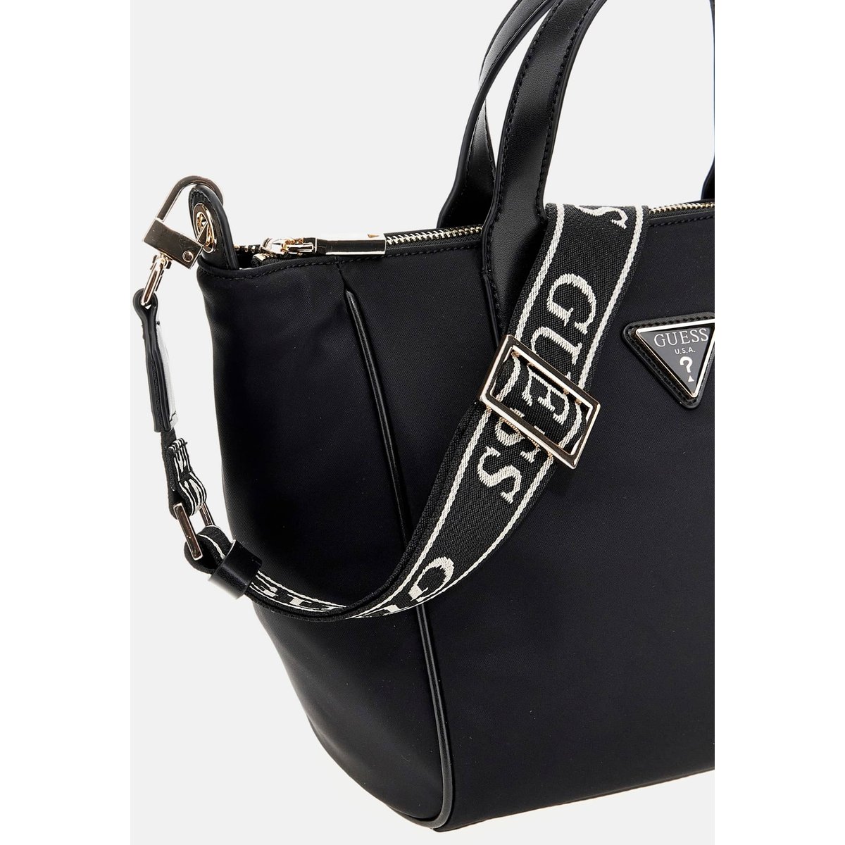 Sac À Main Follie Bandoulière Logotypée noir, GUESS