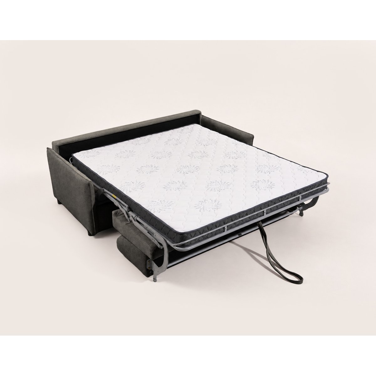 Canapé lit 3pl convertible couchage quotidien, ADELE gris anthracite, BEST MOBILIER