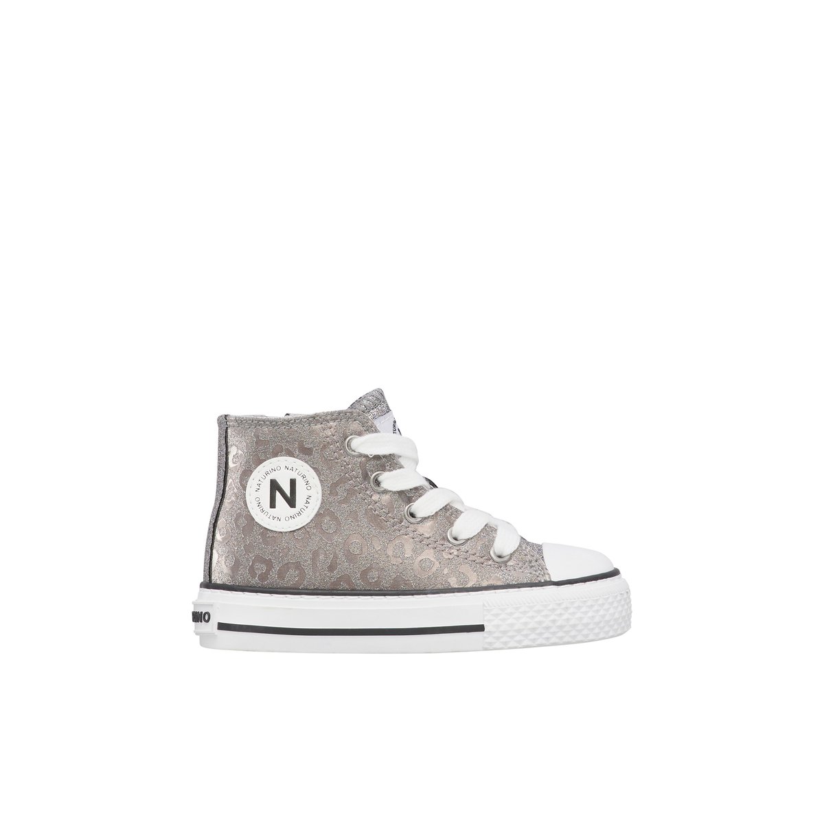 Baskets hautes en tissu YLFAS. gris foncé-, NATURINO
