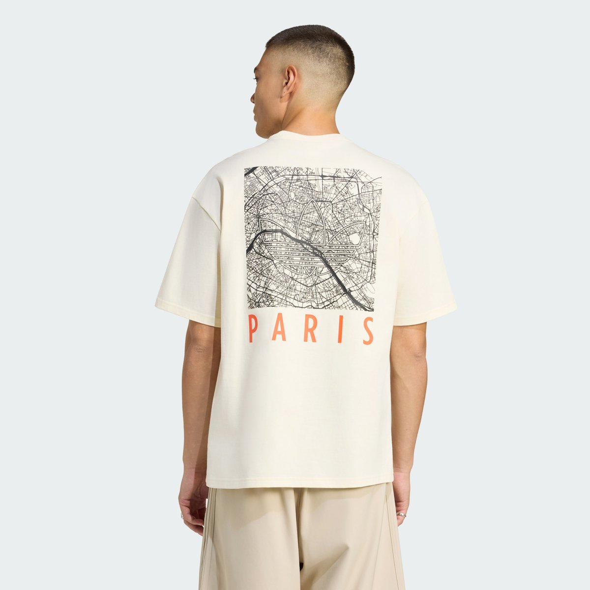 T-Shirt Graphique Ample Paris cream white, adidas Originals