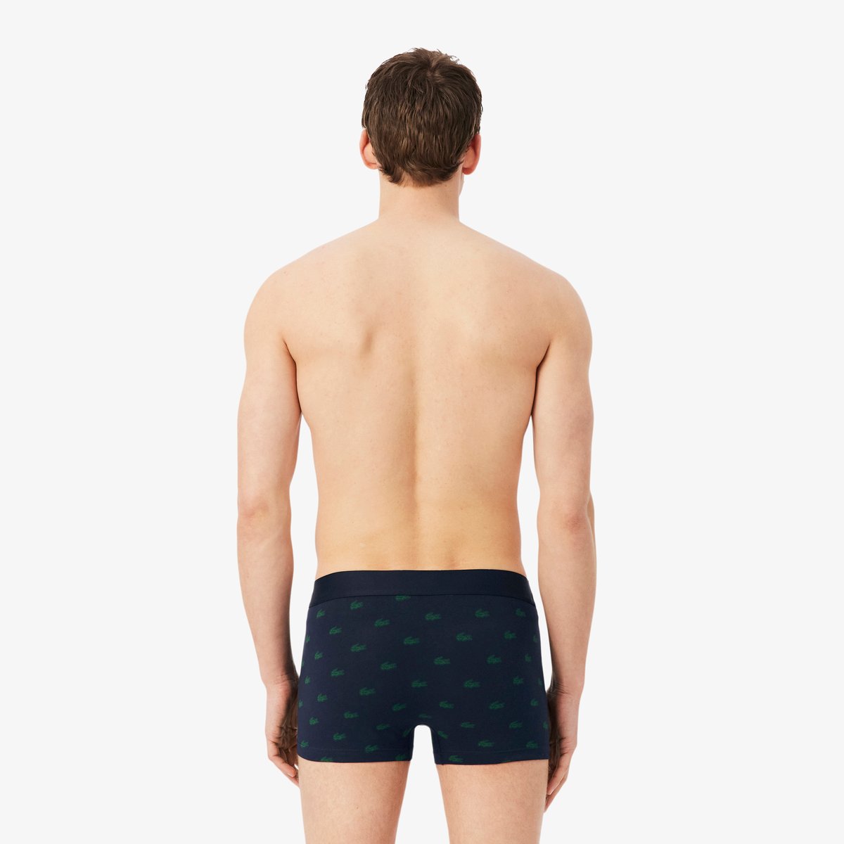 Lot de 3 boxers courts imprimé crocodile bleu-i90, LACOSTE