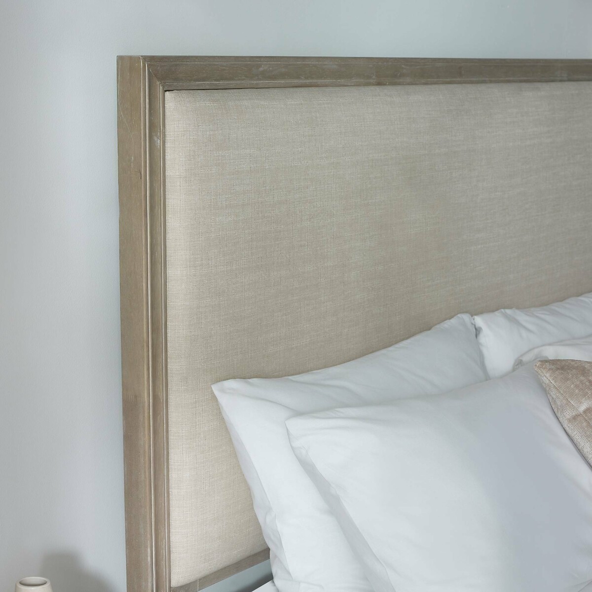 Sophie French Antique Linen & Limed Oak Bed ivory, SO'HOME