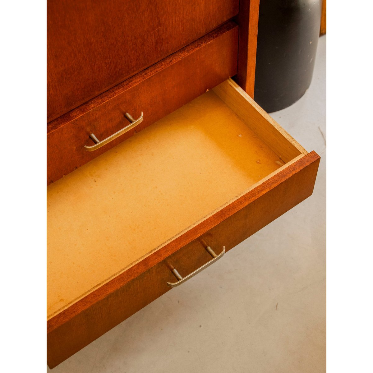 Enfilade-bar cocktail scandinave Margaret N°466 - Bon état bois foncé, DEBONGOUT