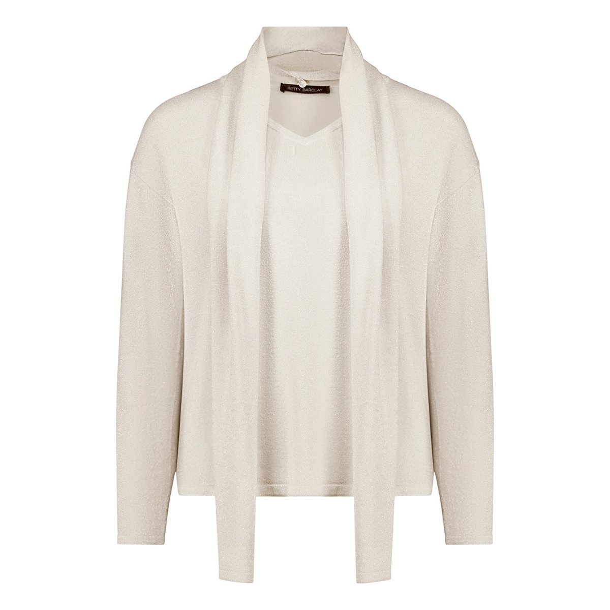 Pull-over en maille à fils de fil textile pastel sand, BETTY BARCLAY