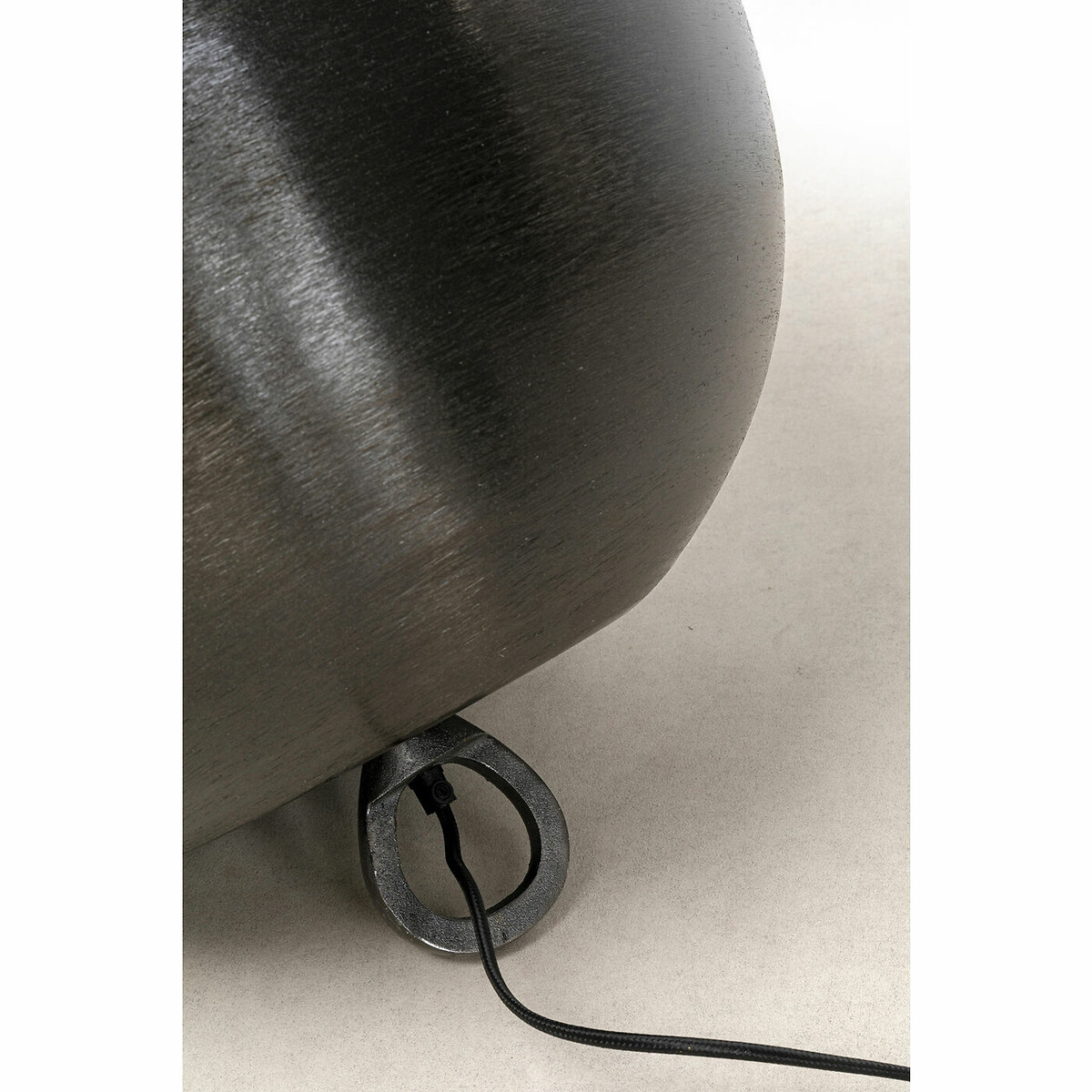 Lampe de sol Apollon Smooth noir Ø50cm doré, KARE DESIGN