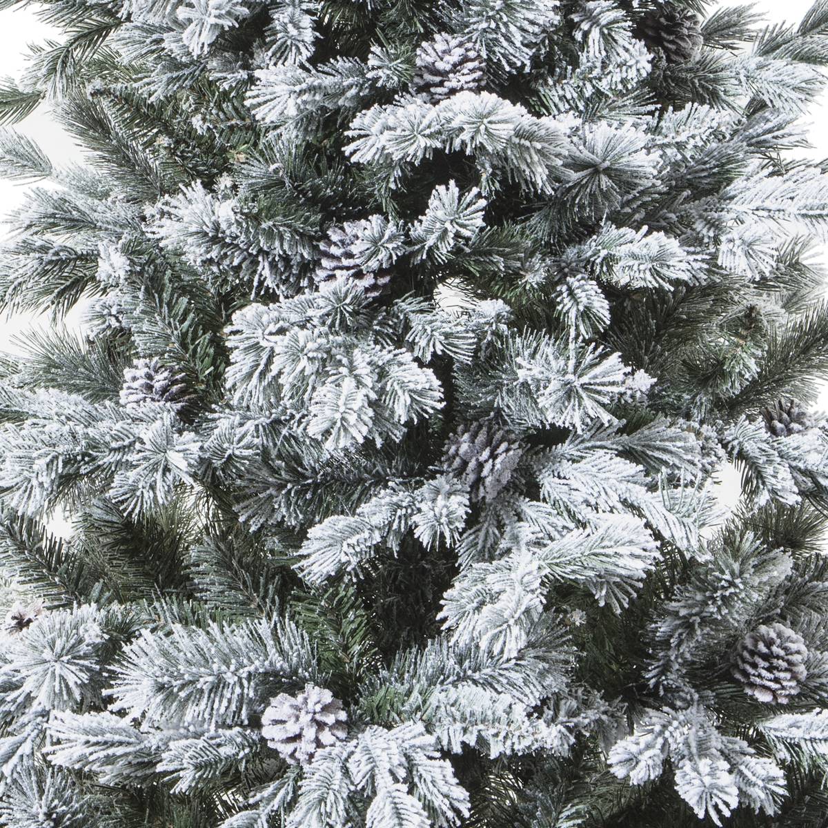Sapin de Noël artificiel H150 cm YUKON blanc, FEERIC LIGHTS & CHRISTMAS