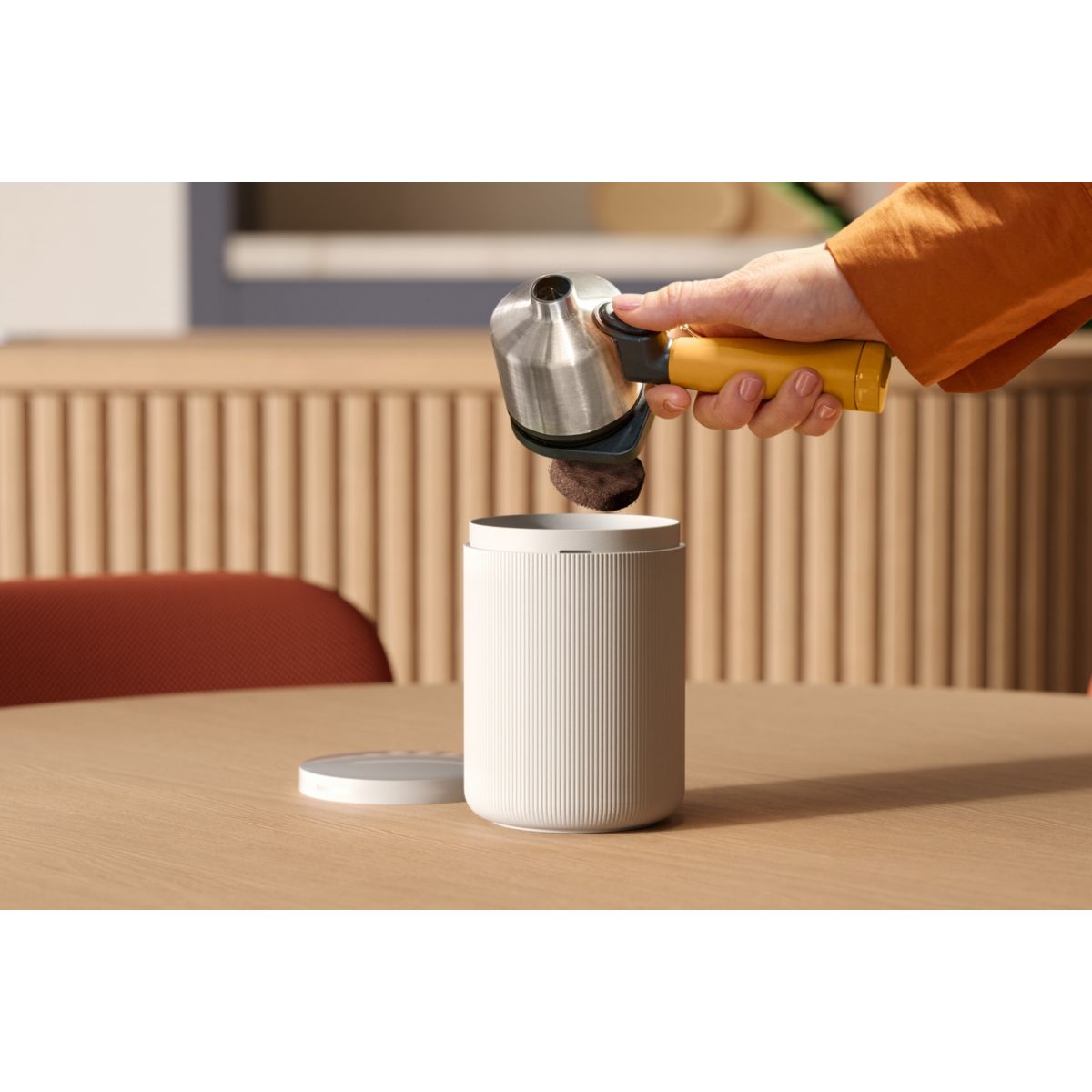 Bac à marc à mar blanc pour baristina couleur unique, PHILIPS