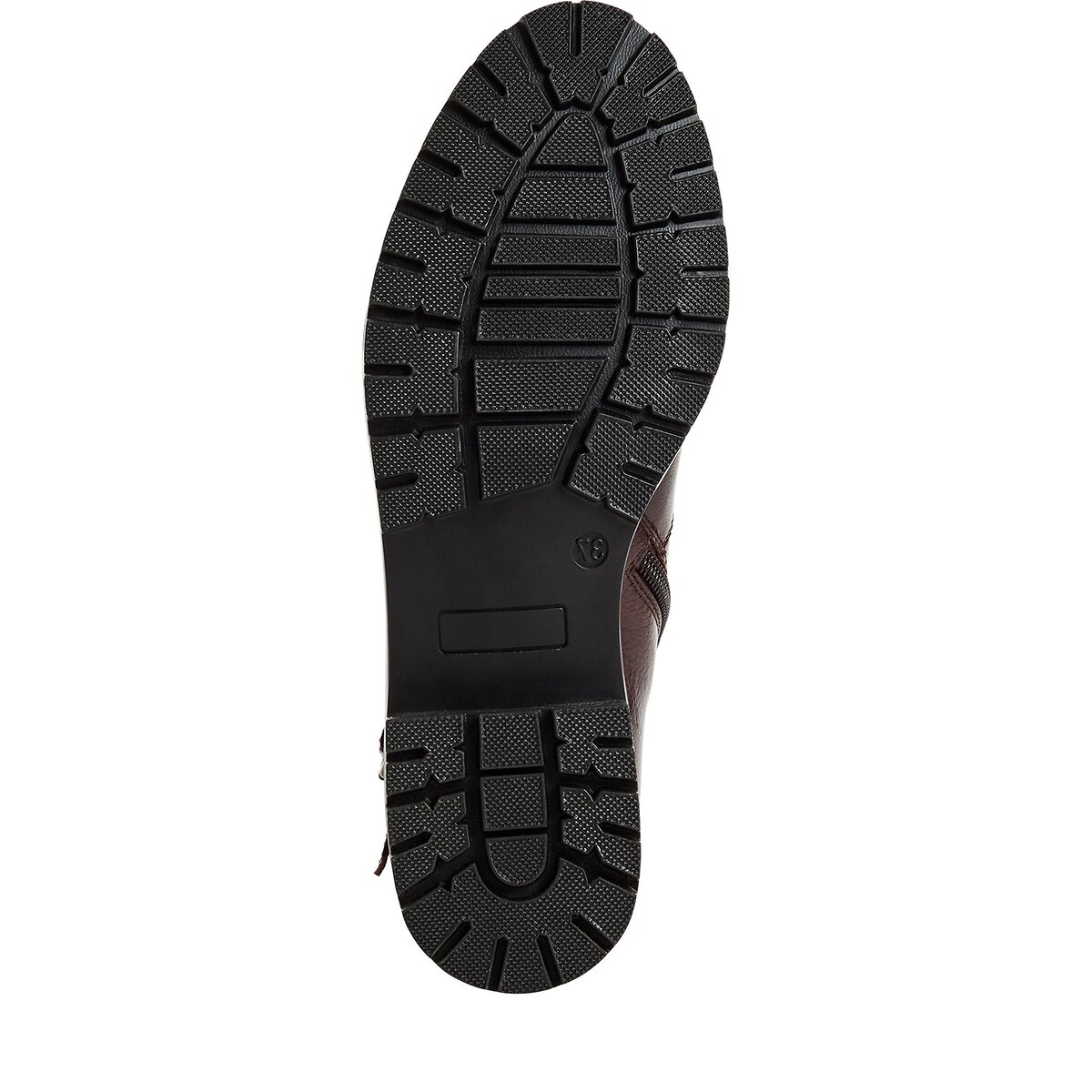 Botines de piel planos marrón, TAMARIS