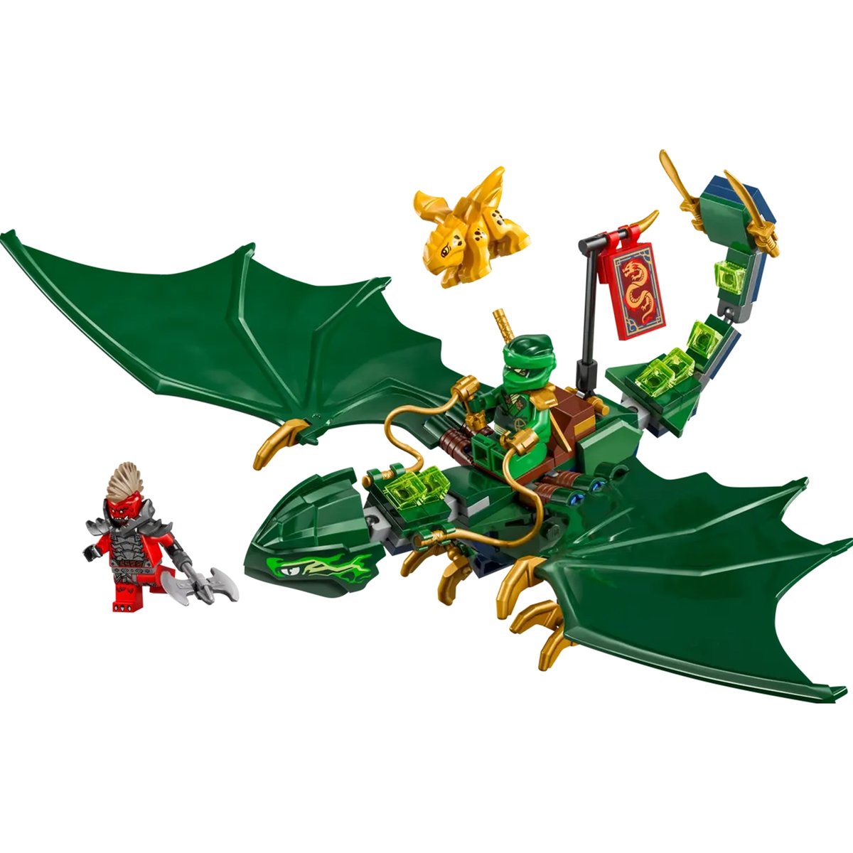 Le dragon vert de la forêt de Lloyd multicolore, LEGO