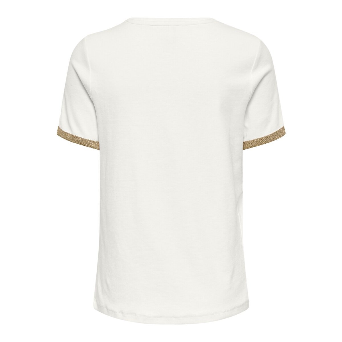 Short Sleeve Chest Detail T-Shirt white, ONLY