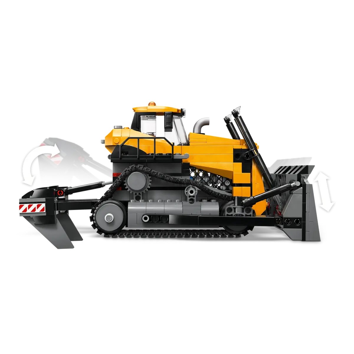 City Le bulldozer jaune multicolore, LEGO