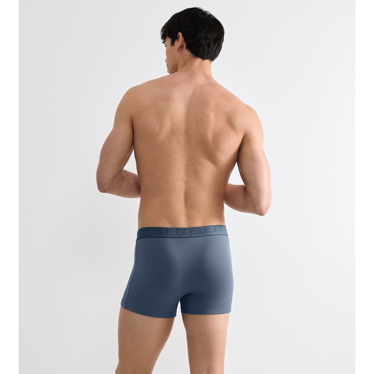 Lot de 2 boxers BASE SOFT bleu jean, SLOGGI