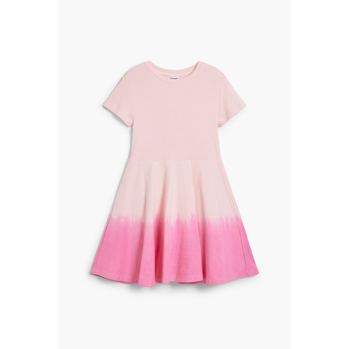 Robe 2 en 1 cœur beige, DESIGUAL