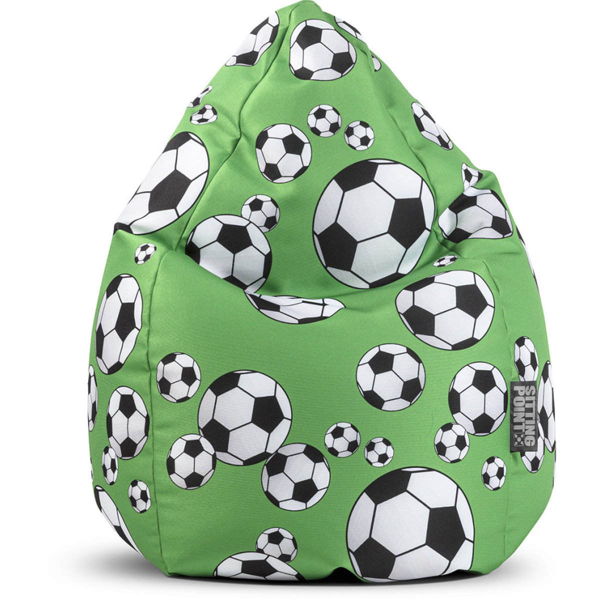 Pouf poire enfant KICKER L multicolor, SITTING POINT
