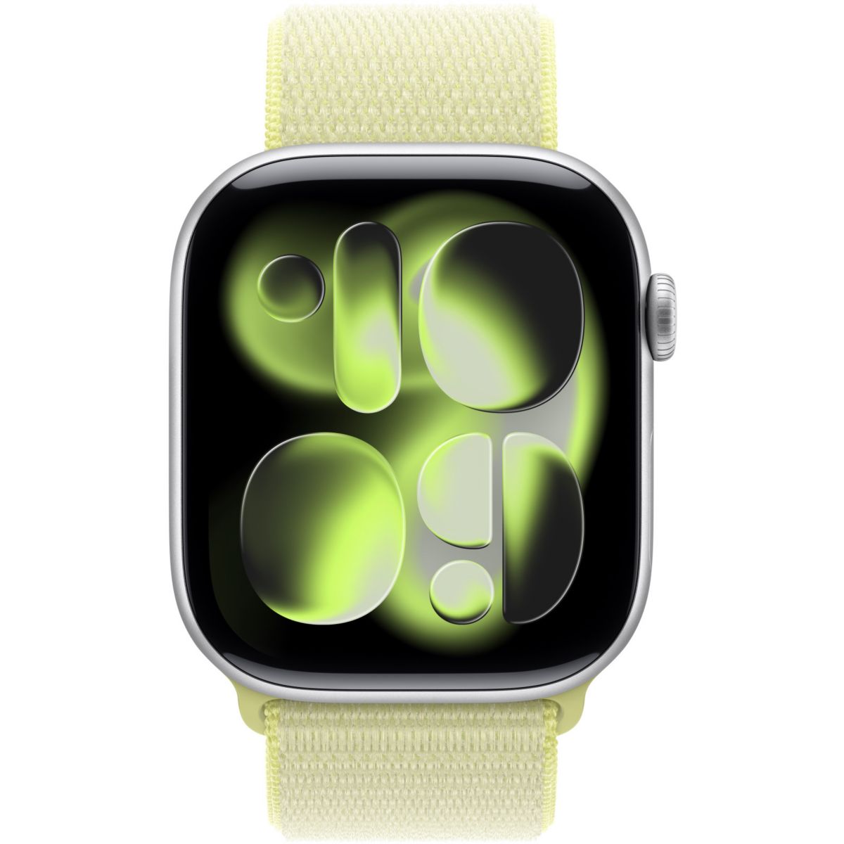 Bracelet 46 mm Boucle Sport jaune fluo jaune, APPLE