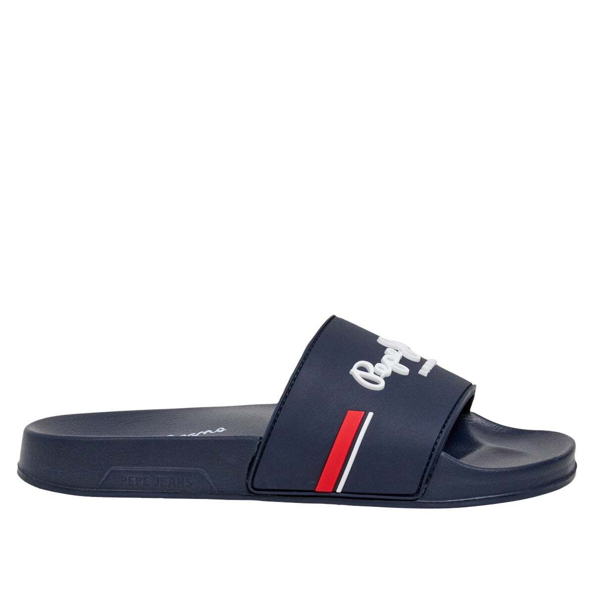 Claquettes Avec Logo marine, PEPE JEANS