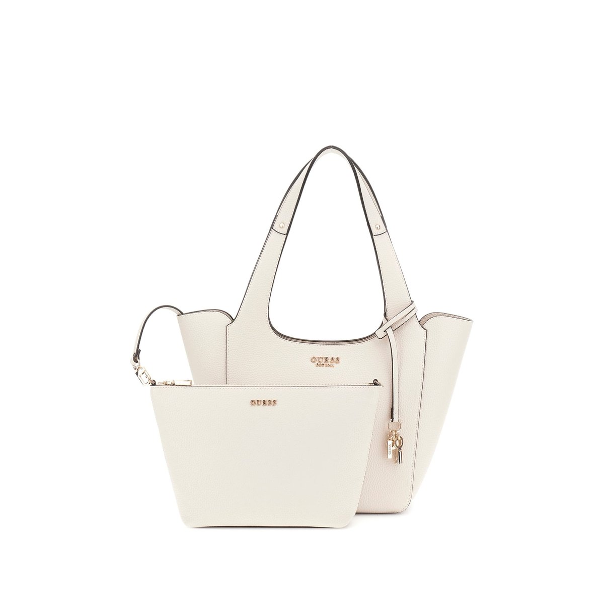 Sac Cabas Helina blanc, GUESS