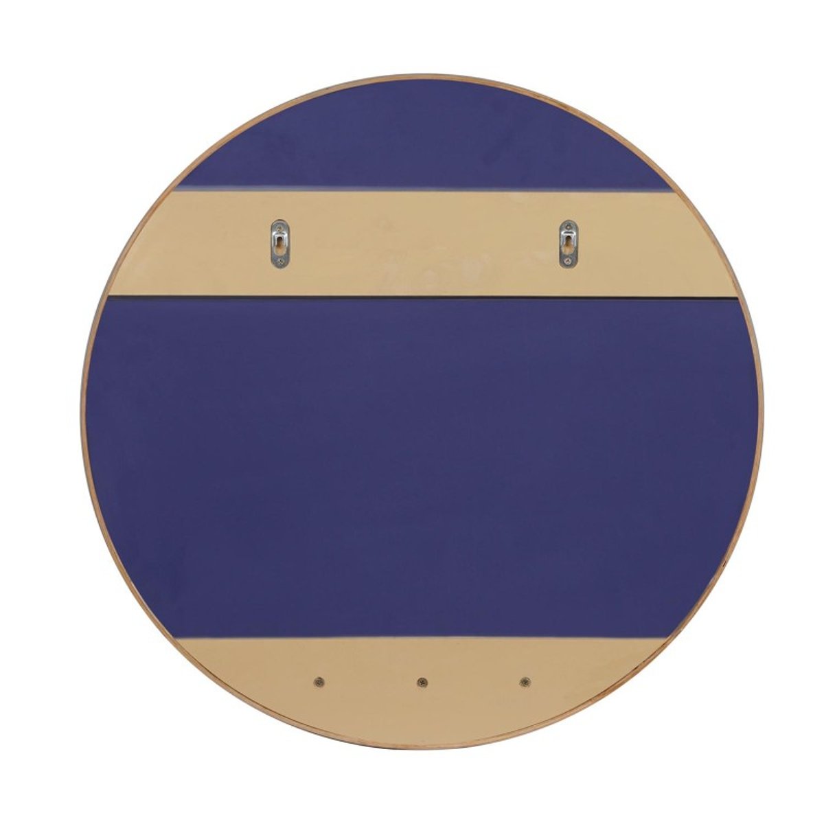 Miroir rond chêne 60x60cm NESTO chêne, MOB IN
