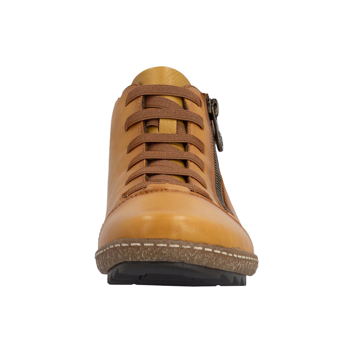 Basket Haute Cuir Rgd jaune, RIEKER