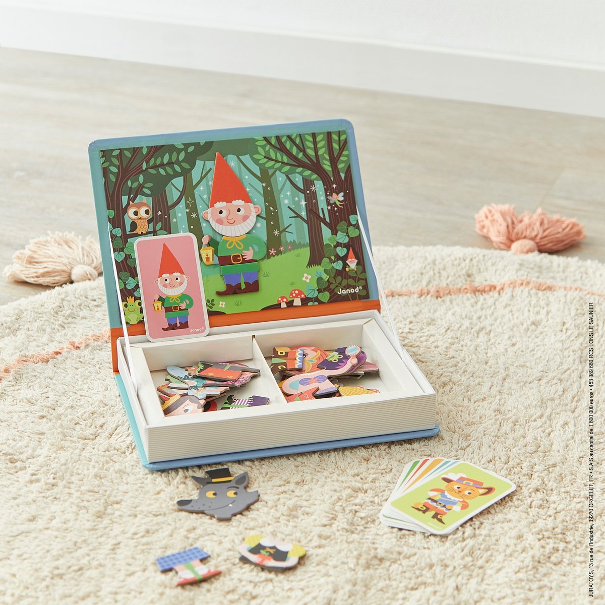 Jeu magnétique Magneti'Book Contes multicolore, JANOD