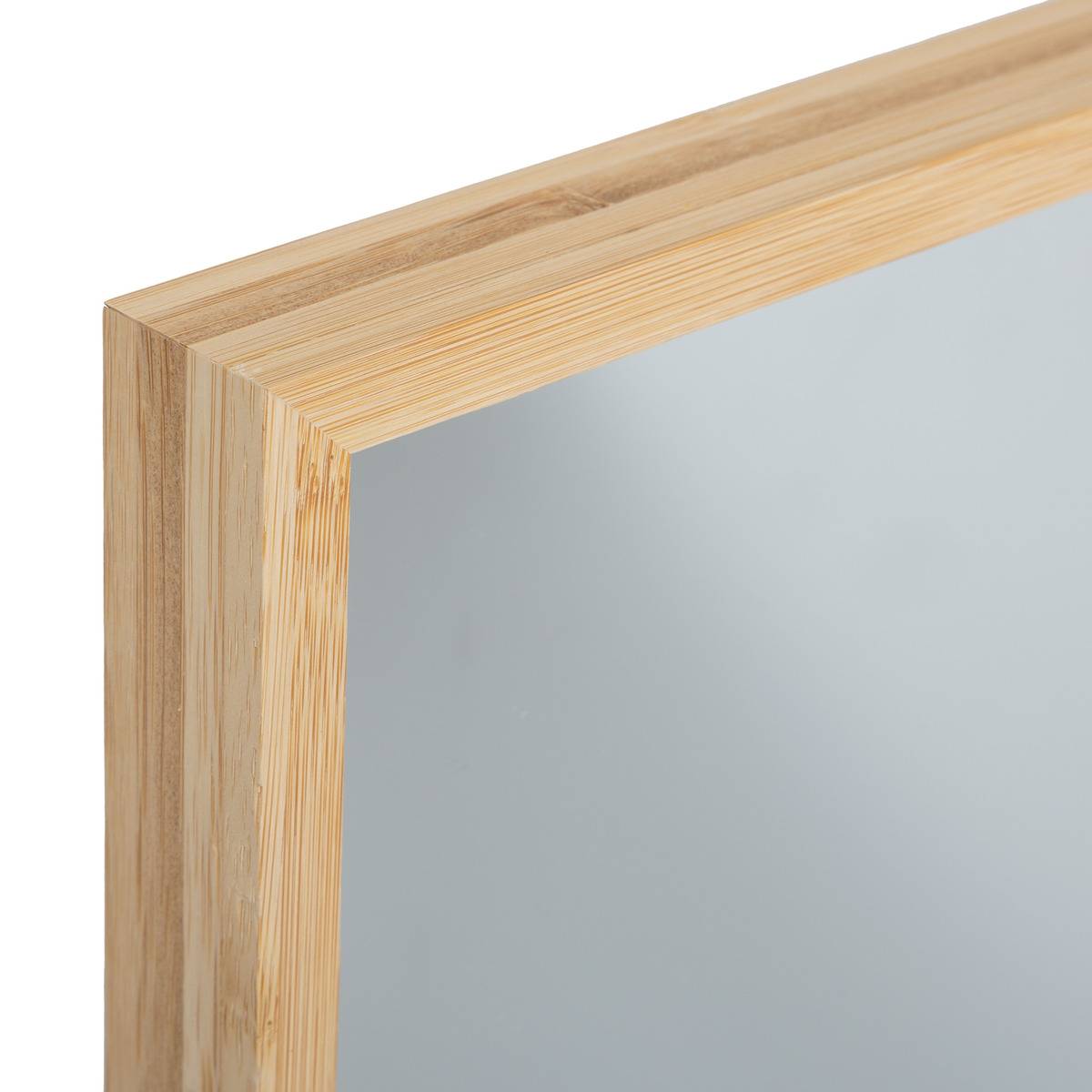 Miroir mural vertical en bambou marron, 5FIVE SIMPLY SMART