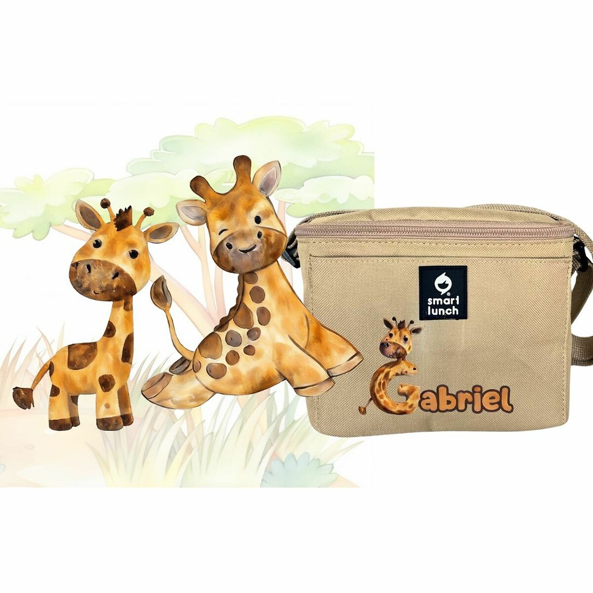 Lancheira Escolar Criança, Smartlunch bege, SMARTLUNCH