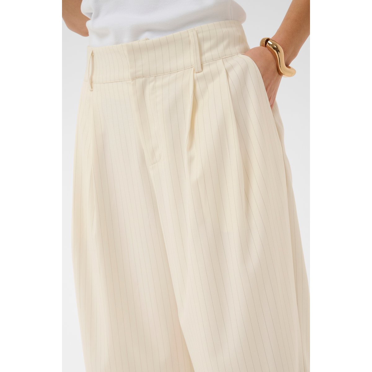 Pantalon casual beige whitecap, CULTURE