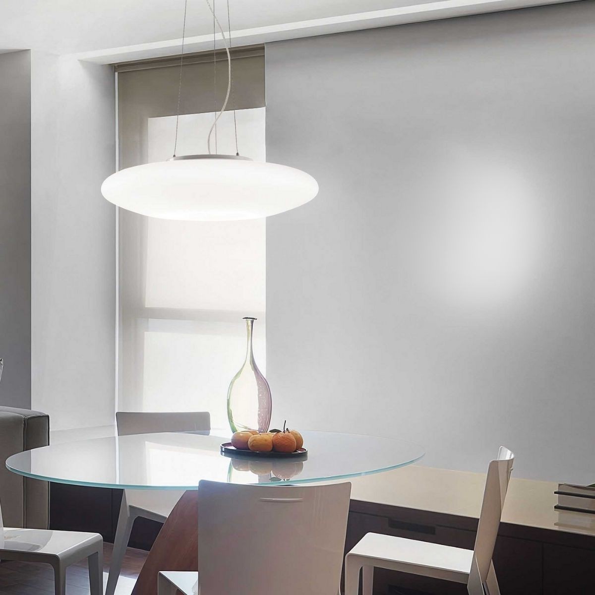 Suspension    GLORY blanc, IDEAL LUX