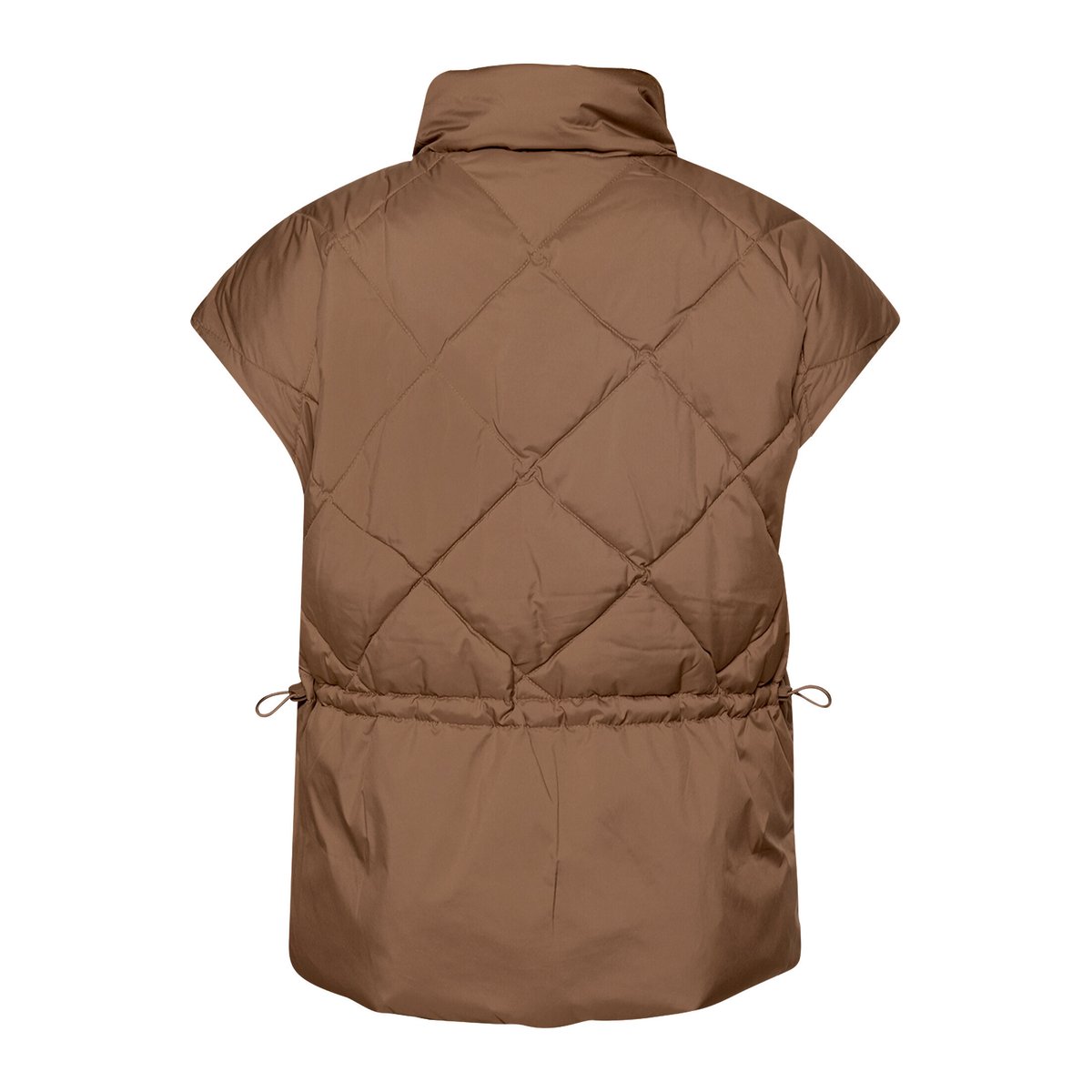 Veste matelassée à col droit dark coffee, BETTY BARCLAY