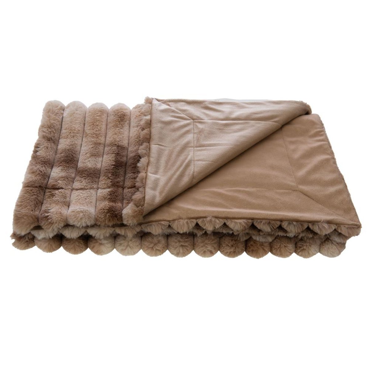 Plaid Sharpei beige marron, AMADEUS