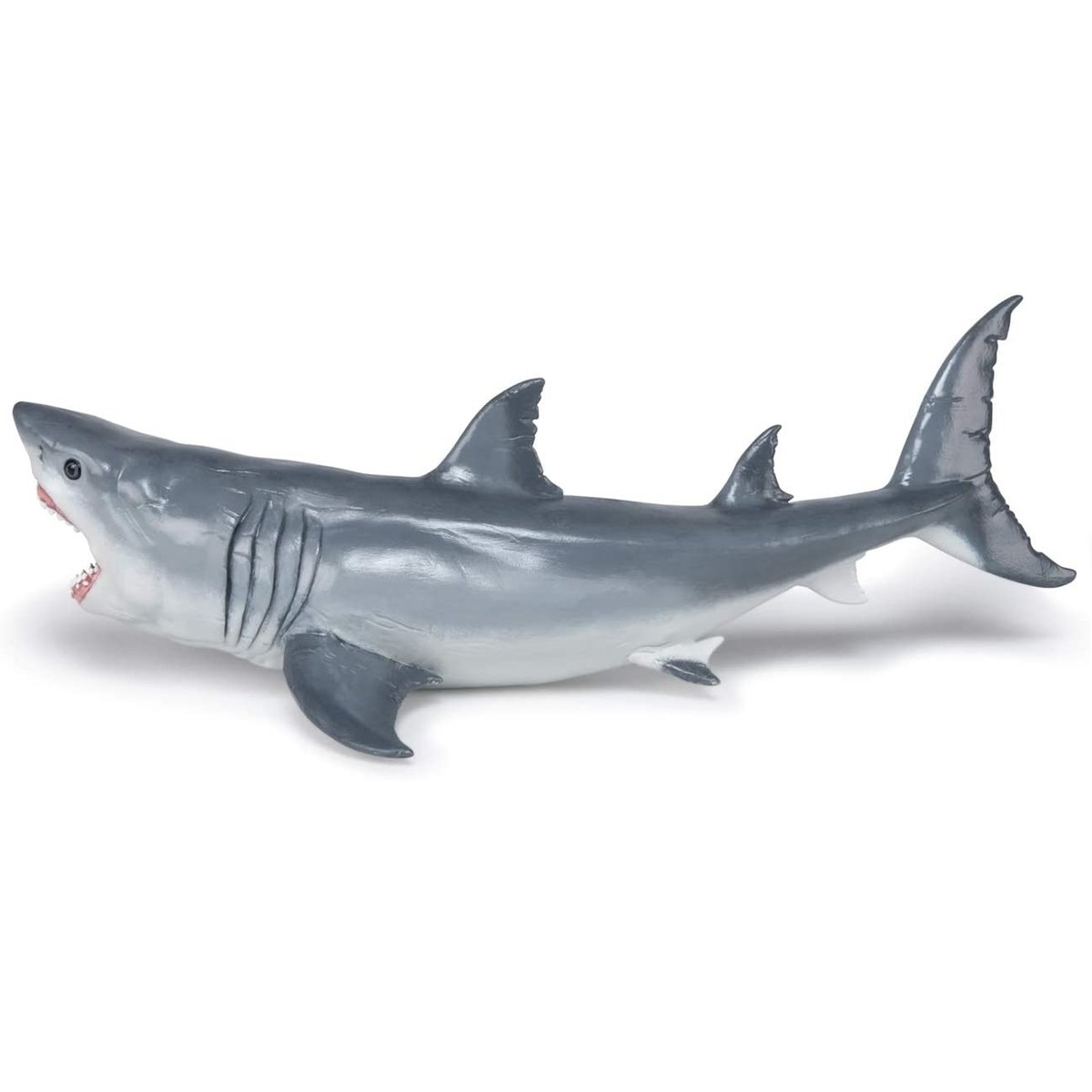 Figurine Requin Mégalodon préhistorique gris, PAPO